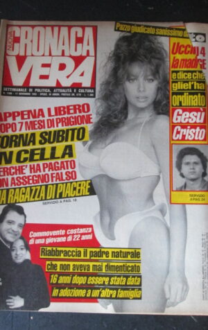 CRONACA VERA 1106 1993 Rivista di cronaca nera e attualità  [VL24]