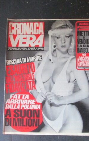 CRONACA VERA 1003 1991 Rivista di cronaca nera e attualità  [VL24]