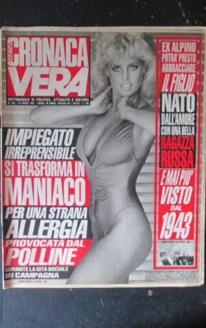 CRONACA VERA 762 1987 Rivista di cronaca nera e attualità  [VL24]