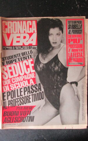 CRONACA VERA 823 1988 Rivista di cronaca nera e attualità  [VL24]