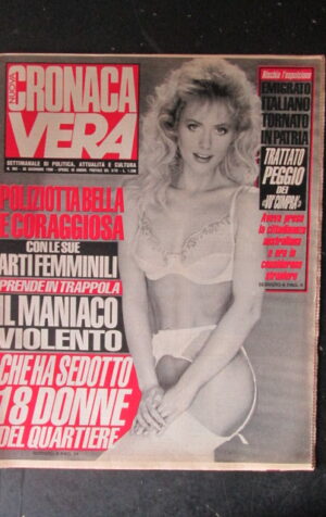 CRONACA VERA 955 1990 Rivista di cronaca nera e attualità  [VL24]