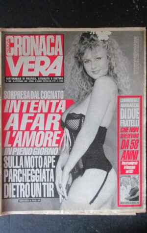 CRONACA VERA 889 1989 Rivista di cronaca nera e attualità  [VL24]