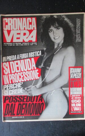CRONACA VERA 812 1988 Rivista di cronaca nera e attualità  [VL24]