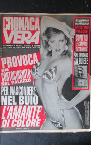 CRONACA VERA 815 1988 Rivista di cronaca nera e attualità  [VL25]
