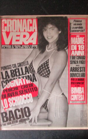 CRONACA VERA 724 1986 Rivista di cronaca nera e attualità  [VL25]