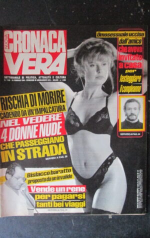 CRONACA VERA 1120 1994 Rivista di cronaca nera e attualità  [VL25]