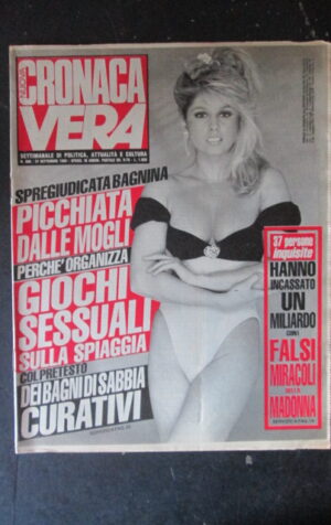 CRONACA VERA 890 1989 Rivista di cronaca nera e attualità  [VL25]
