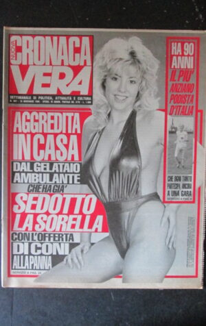 CRONACA VERA 897 1989 Rivista di cronaca nera e attualità  [VL25]