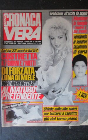 CRONACA VERA 1030 1992 Rivista di cronaca nera e attualità  [VL26]
