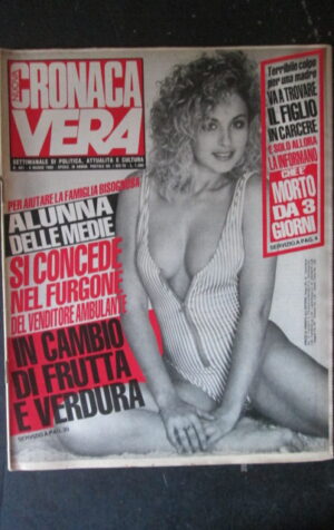 CRONACA VERA 861 1989 Rivista di cronaca nera e attualità  [VL26]