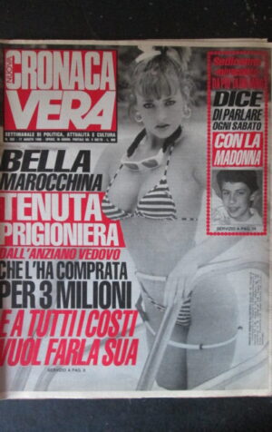 CRONACA VERA 832 1988 Rivista di cronaca nera e attualità  [VL26]