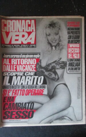 CRONACA VERA 837 1988 Rivista di cronaca nera e attualità  [VL26]