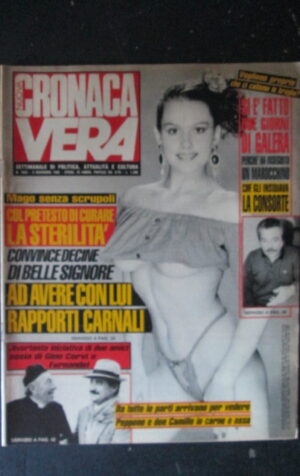 CRONACA VERA 1052 1992 Rivista di cronaca nera e attualità  [VL26]