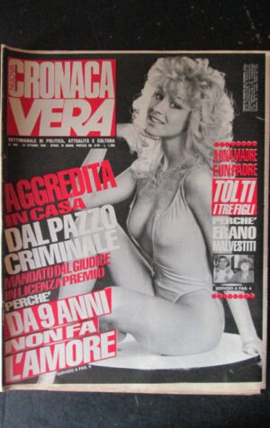 CRONACA VERA 946 1990 Rivista di cronaca nera e attualità  [VL26]