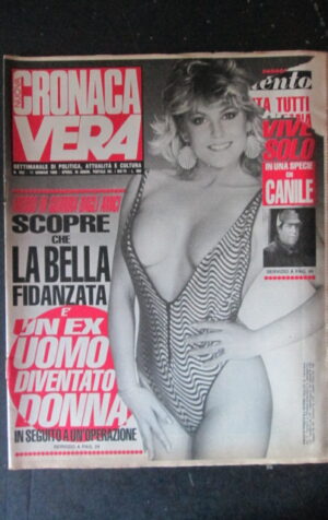 CRONACA VERA 850 1989 Rivista di cronaca nera e attualità  [VL26]