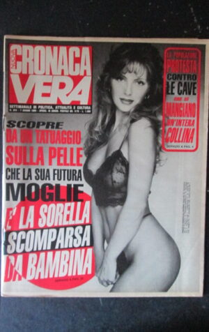 CRONACA VERA 874 1989 Rivista di cronaca nera e attualità  [VL26]