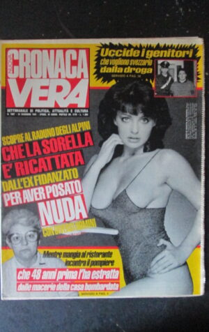 CRONACA VERA 1007 1991 Rivista di cronaca nera e attualità  [VL26]
