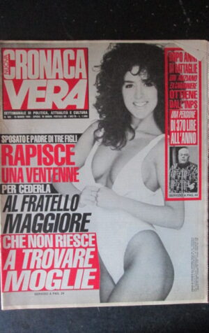 CRONACA VERA 862 1989 Rivista di cronaca nera e attualità  [VL27]