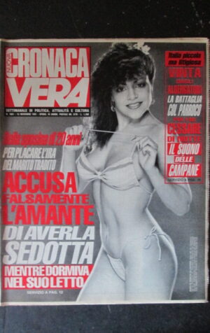 CRONACA VERA 1001 1991 Rivista di cronaca nera e attualità  [VL27]