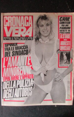 CRONACA VERA 918 1990 Rivista di cronaca nera e attualità  [VL27]