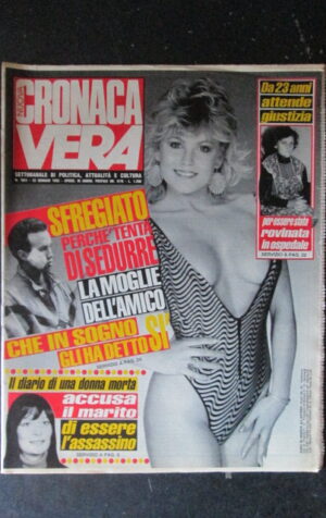 CRONACA VERA 1011 1992 Rivista di cronaca nera e attualità  [VL27]