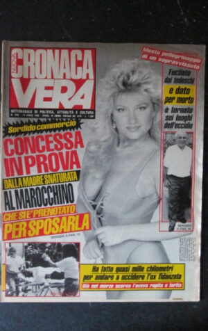 CRONACA VERA 1036 1992 Rivista di cronaca nera e attualità  [VL30]