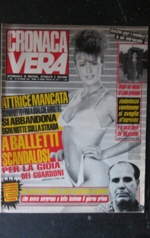 CRONACA VERA 1047 1992 Rivista di cronaca nera e attualità  [VL30]