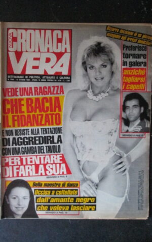 CRONACA VERA 1044 1992 Rivista di cronaca nera e attualità  [VL30]