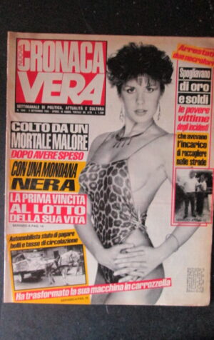 CRONACA VERA 1049 1992 Rivista di cronaca nera e attualità  [VL30]