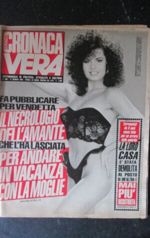 CRONACA VERA 906 1990 Rivista di cronaca nera e attualità  [VL30]