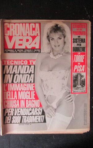 CRONACA VERA 895 1989 Rivista di cronaca nera e attualità  [VL30]