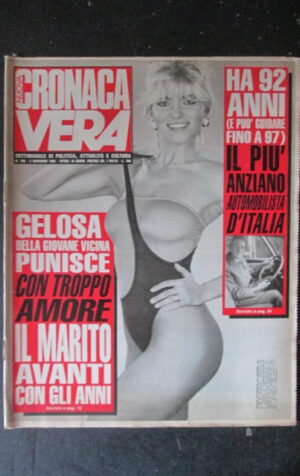 CRONACA VERA 739 1986 Rivista di cronaca nera e attualità  [VL30]