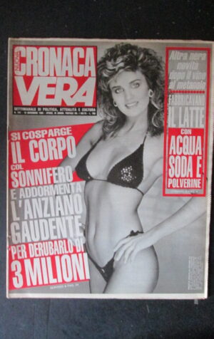 CRONACA VERA 741 1986 Rivista di cronaca nera e attualità  [VL30]