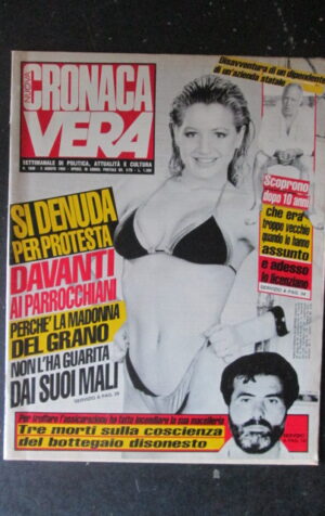 CRONACA VERA 1039 1992 Rivista di cronaca nera e attualità  [VL30]