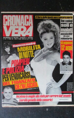 CRONACA VERA 1018 1992 Rivista di cronaca nera e attualità  [VL30]