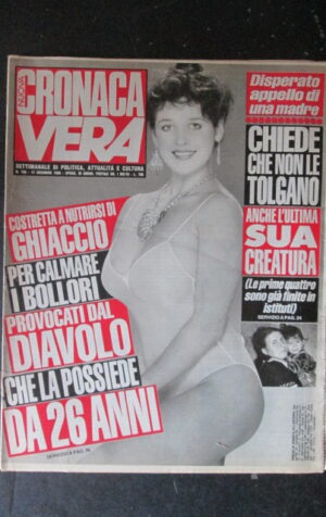 CRONACA VERA 745 1986 Rivista di cronaca nera e attualità  [VL30]