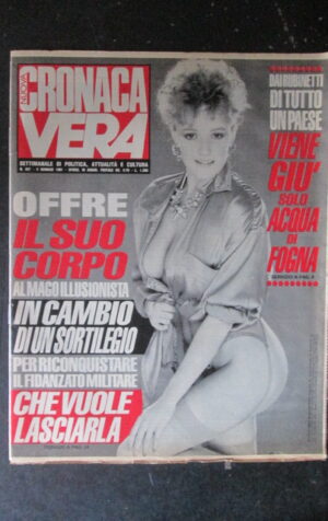 CRONACA VERA 957 1991 Rivista di cronaca nera e attualità  [VL30]
