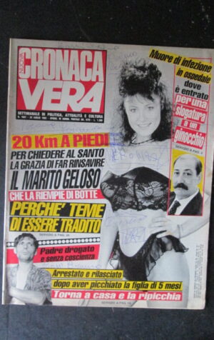 CRONACA VERA 1037 1992 Rivista di cronaca nera e attualità  [VL1]