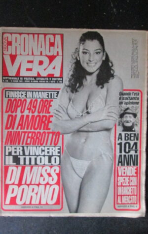 CRONACA VERA 810 1988 Rivista di cronaca nera e attualità  [VL1]