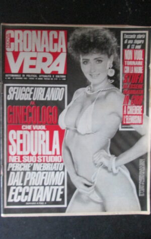 CRONACA VERA 902 1989 Rivista di cronaca nera e attualità  [VL1]