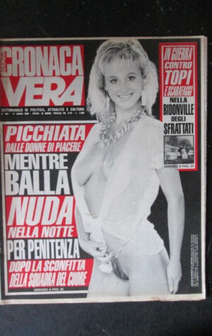 CRONACA VERA 931 1990 Rivista di cronaca nera e attualità  [VL1]