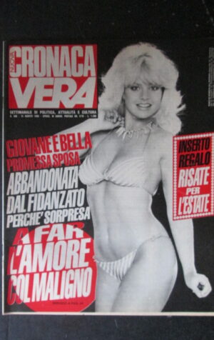 CRONACA VERA 936 1990 Rivista di cronaca nera e attualità  [VL1]