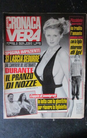 CRONACA VERA 1131 1994 Rivista di cronaca nera e attualità  [VL1]