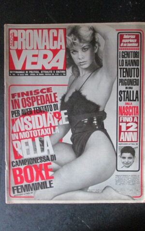 CRONACA VERA 706 1986 Rivista di cronaca nera e attualità  [VL1]