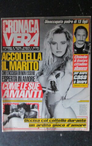 CRONACA VERA 1028 1992 Rivista di cronaca nera e attualità  [VL1]