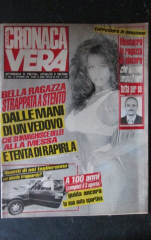 CRONACA VERA 1099 1993 Rivista di cronaca nera e attualità  [VL1]