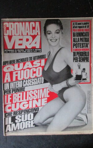 CRONACA VERA 831 1988 Rivista di cronaca nera e attualità  [VL1]