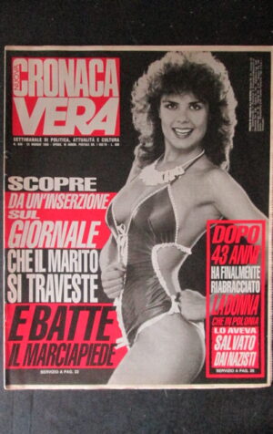 CRONACA VERA 820 1988 Rivista di cronaca nera e attualità  [VL1]