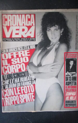 CRONACA VERA 845 1988 Rivista di cronaca nera e attualità  [VL17]