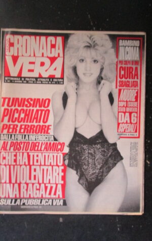 CRONACA VERA 949 1990 Rivista di cronaca nera e attualità  [VL17]